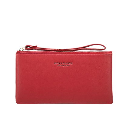 MIYIN Women's Purse long ultra-thin credit card bag minimalist zero purse thin large capacity zipper hold bag handbag purse girl