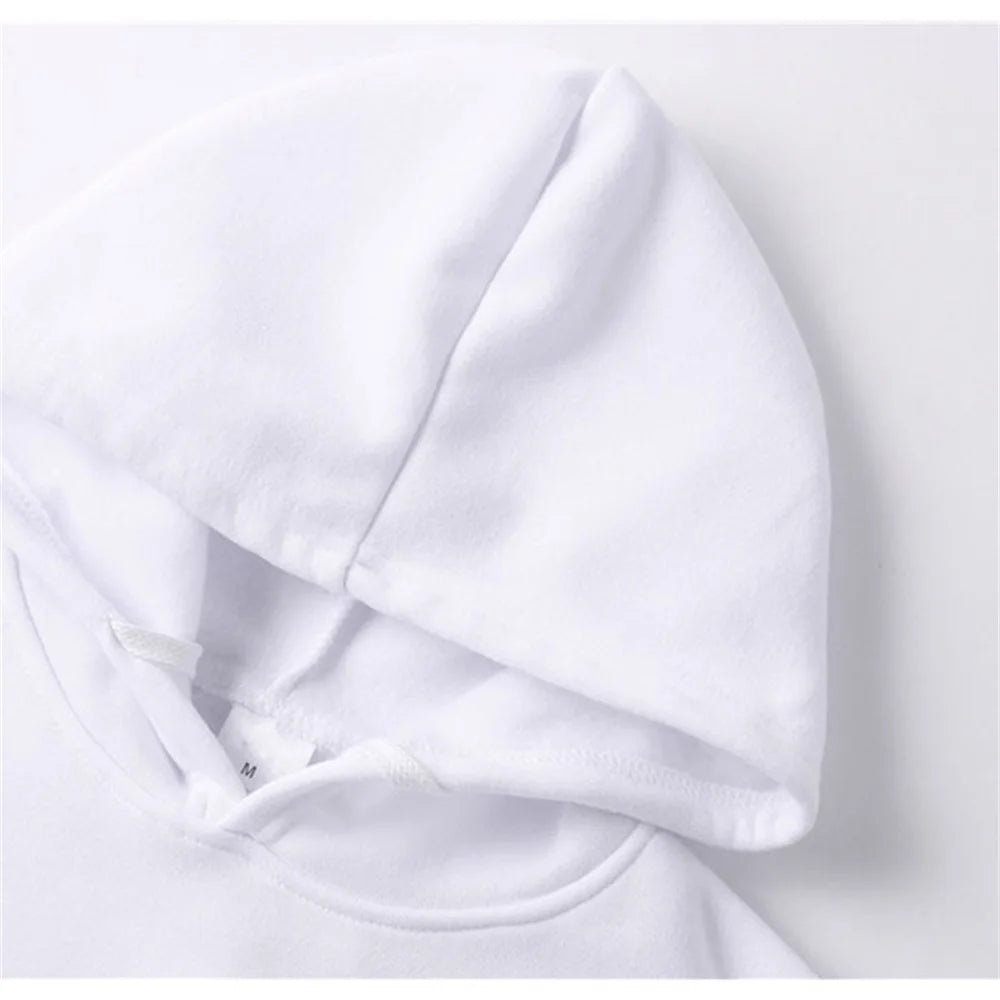 Men's Casual Tracksuit Autumn Fleece Warm Sweatshirts Sweatpants Suit Daily Sports Hooded Sweatshirts + Jogger Pants 2-piece Set.