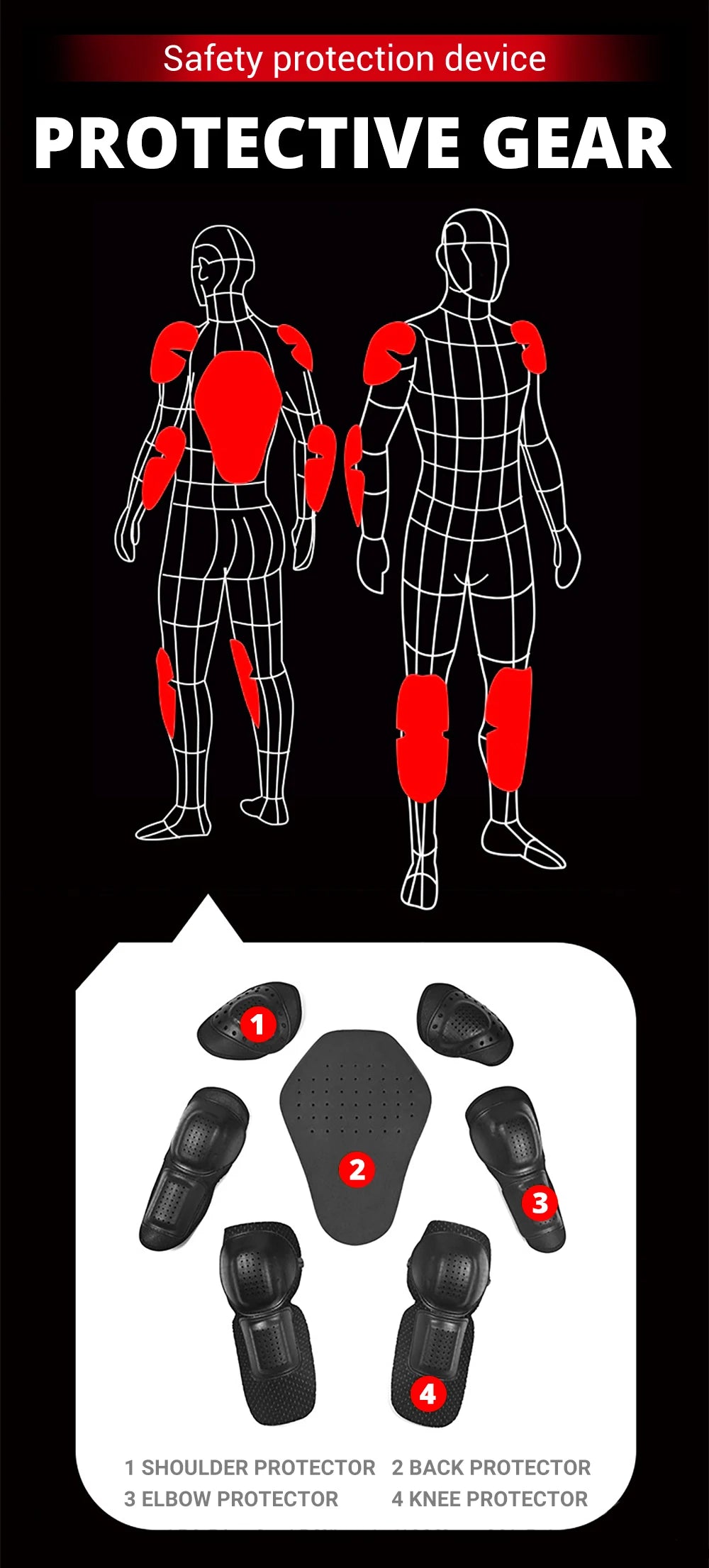 Motorcycle Jacket Waterproof Motorcross Jacket Pants Moto Jacket Windproof Riding Motorbike Clothes With Protective Gear M-3XL.