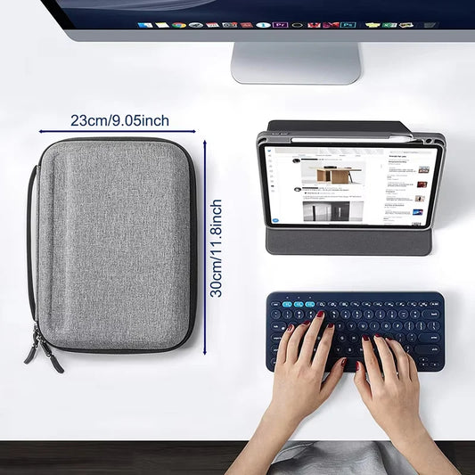 EVA Tablet Storage Bag for 9-13 Inch Tablet Sleeve Case Fits Ipad Air 11 10.9 Inch Ipad Pro 11 M4 Ipad Pro 13 Inner Bag 2025.
