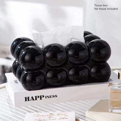 Bubble Tissue Box Cotton Candy Paper Drawer Box Restaurant Paper Drawer Box Bathroom Facial Paper Storage Box Tissue Cover.