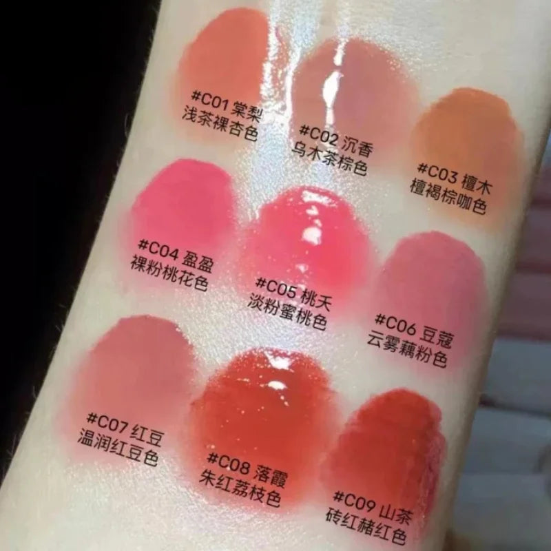 Flower Knows Butterfly Cloud Collar Collection Cosmetics Water Non Stick Cup Lipstick Lght Film-forming Solid Lip Gloss Makeup.