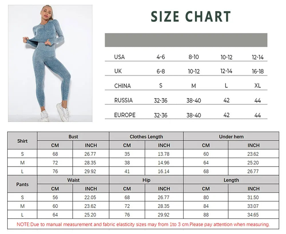 Seamless Yoga Set Gym Clothes Women's Sportswear Yoga Suits Women Fitness Set Tracksuits Sports Outfits Long Sleeve Gym Leggings.