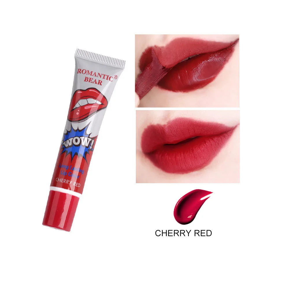 Magic 6 Colors Peel Liquid Lipstick Waterproof Lasting No Fading Lip Ink Tear Lip Gloss Tattoo Dyed Lip Glaze Lips Cosmetics.