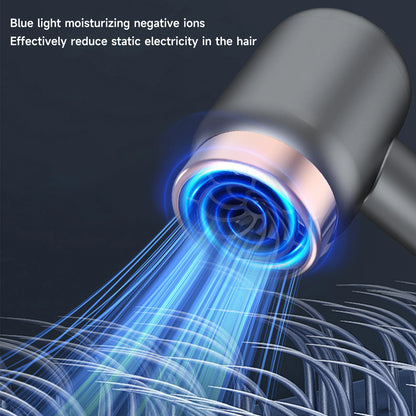 Wireless Hair Dryer Charge & Plug 2-in-1 Hair Dryer Negative Ion Hair Dryer 3-Speed Adjustment for Travel Outdoor Dormitory