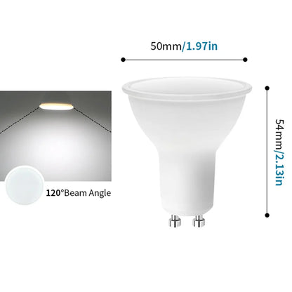 1-10PCS LED spot licht GU10 AC220V LED energiesparlampe 3W 6W 9W 12W LED Lampe Strahler Birne 38 Grad lampara für hause.