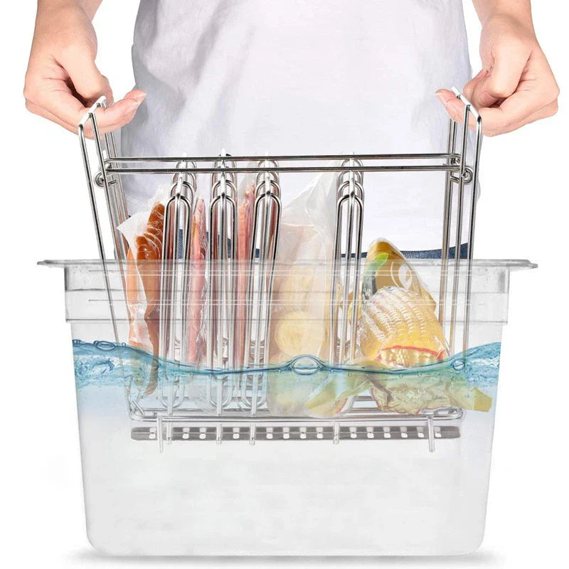 6L Sous Vide Cooker Container For Immersion Circulators Sous-Vide Machine Food Grade PC Material Immersion Thermostatic Cooking.