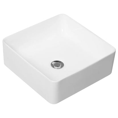 Weiße Waschbecken Licht Luxus Bad Armaturen quadratisches Waschbecken nach Hause runde Küchen spüle Toilette Waschbecken