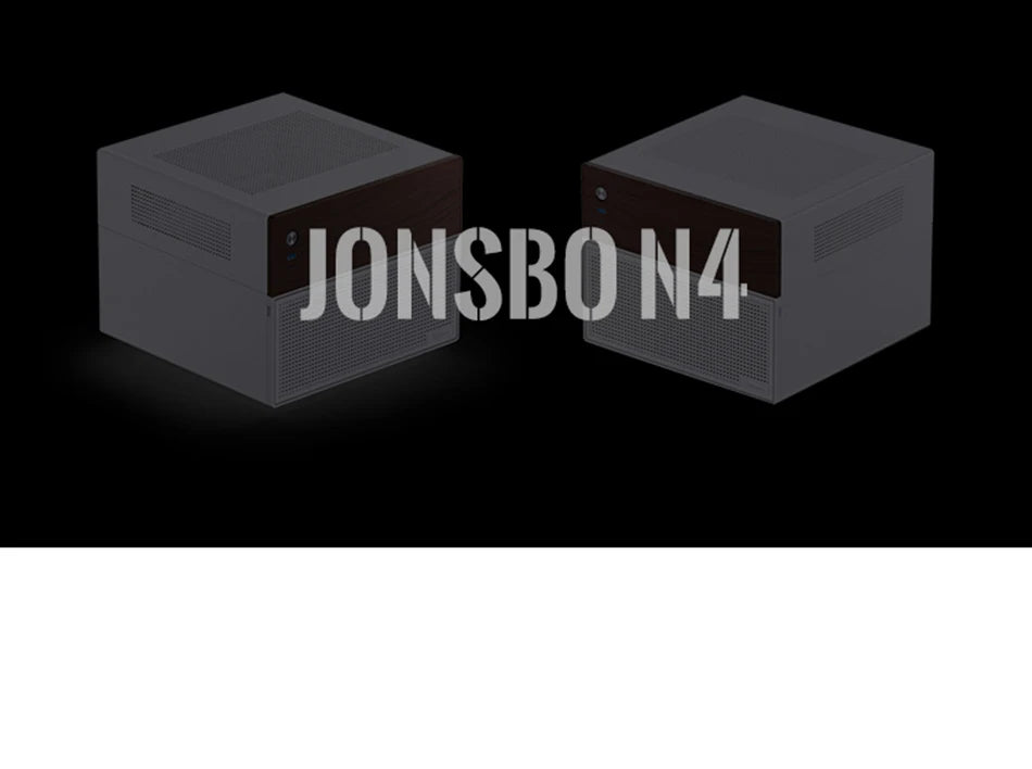JONSBO N4 NAS Mini Case ITX/M-ATX Motherboard SFX Power 6 Large and 2 Small Hard Disk Bit Home Office Server PC Chassis