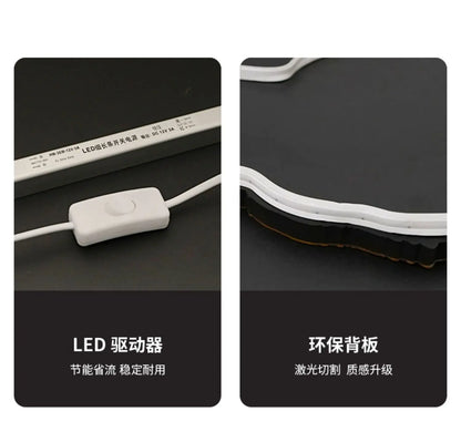 Stille Led Wanduhren Kunst Wandbild Große Innen Wohnzimmer Luxus Wand Uhr Ästhetische Orologio Da Parete Hause Dekoration