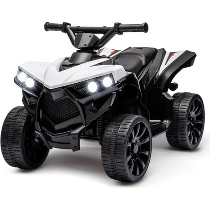 6V Electric Quad For Kids, Electric Car With LED Lights And Music, 1.5-3 km/h, Horn, ATV For Children, Perfect Gift For Kids.