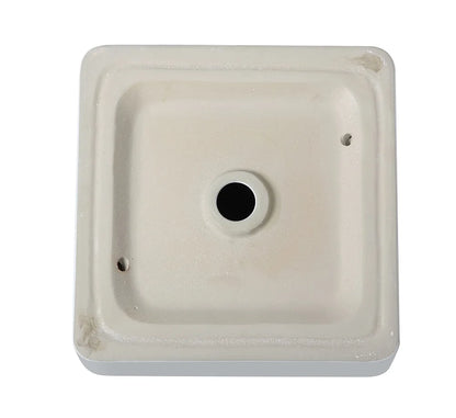 Weiße Waschbecken Licht Luxus Bad Armaturen quadratisches Waschbecken nach Hause runde Küchen spüle Toilette Waschbecken