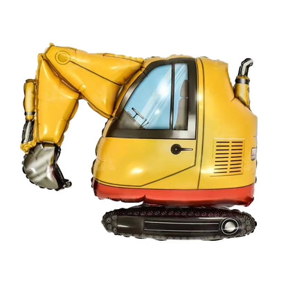 Technische Fahrzeuge Luftballons Bau Party Dekorationen Bagger Ballon Geburtstag Baby Dusche Party Ballon Dekor Liefert.