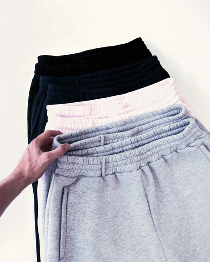 High Street Harajuku Embroidered Sweatpants Men European and American Trendy Streetwear Trousers Women Straight Casual Pants.