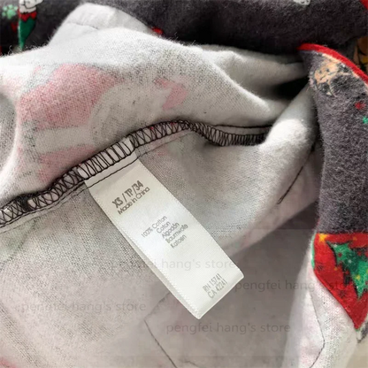 2025 Autumn Winter Homewear Women Pajamas Suit Christmas Party Cartoon Pjs Loungewear Lady Sleepweawr Cotton Nightwear Outfit.