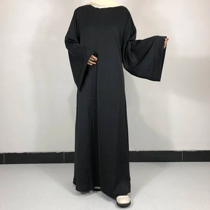 15 Colors Basic Plain Nida Abaya With Free Belt High Quality Muslim Women Modest Simple Dress EID Ramadan Islamic Clothing.