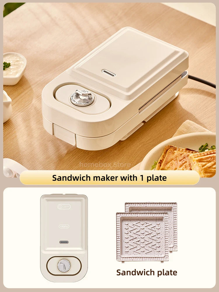 Electric Sandwich Maker Multifunctional Waffle Machine Toaster Baker Breakfast Machine Takoyaki Pancake Donuts Sandwichera 220V