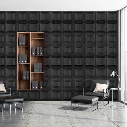 KUUJOJO 3D textured wall panel for indoor wall decoration, suitable for living room, hall, bedroom, hotel, office, send tape