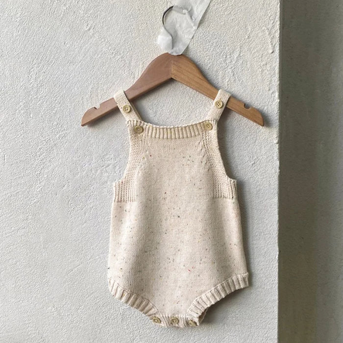 2024 neue Herbst Neugeborenen Baby Mädchen Jungen Stricken Bodys Ärmel Einfarbig Gestrickte Infant Baby Overall Baby Kleidung.
