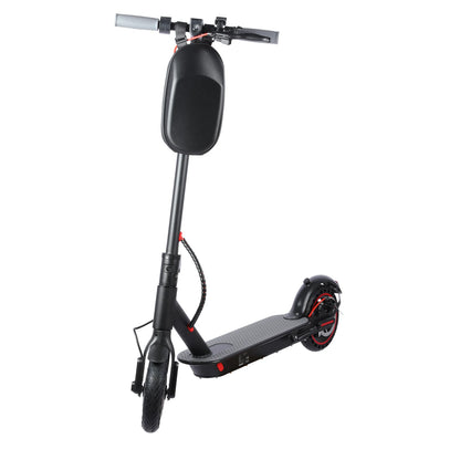 Black 350W Foldable Electric Scooter with Bag for Adults, 30KM Range, APP Support, Foldable Commuter E-scooter.