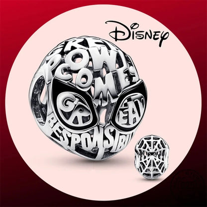 100% 925 sterling silver Disney 100th anniversary charm beads suitable for original DlY bracelet, women's fashion gift