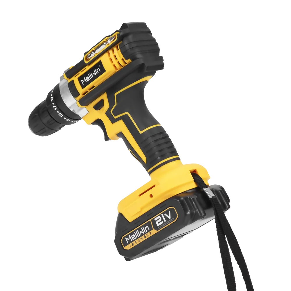 MELLWIN 25 + 3 Drehmoment Elektrische Schlagbohrmaschine Mehrzweck Akku-elektrische Schraubendreher DIY Power Tool Für Makita 18V Batterie Pin