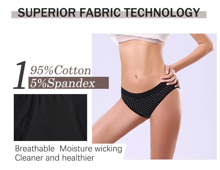 4 Layers Menstrual Panties Absorption Maternity Physiological Incontinence Breathable Briefs Waterproof Period Women Underwear.