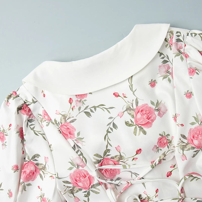 Beiyingni Neue In frauen Kleid Elegante Französisch Mode Schlank Kurzarm Mini Kleider Weibliche Rüschen Tasten V-ausschnitt Kurze Vestido.