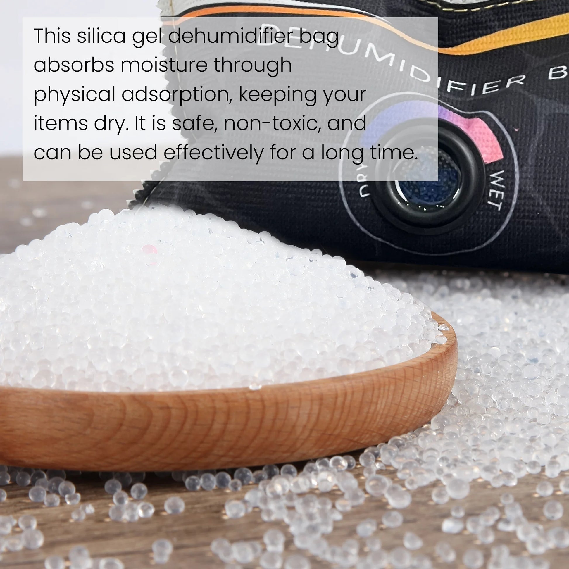 Car Dehumidifier Dehumidifier Bag Desiccant Desiccant Pack Reusable Silicone Moisture Absorbent Pack Household Car Multifunction.