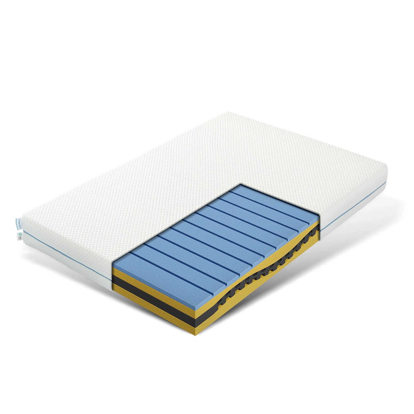 Tribesigns-Matratze, Kalschaummatratze, 160 x 200 cm, mittelfeste 7-Zonen-H3-Matratze mit atmungsaktivem, waschbarem Bezug, 20 cm hoch,