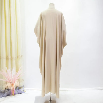 Women's Traditional Arabian Batwing Sleeve Abaya Muslim Loose Maxi Length Dress Women Jilbabs.