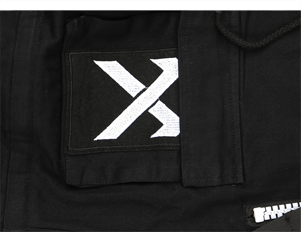 11 BYBB'S DARK Tactical Functional Cargo Pants Men Multi-Pocket Joggers Trousers 2023 Detachable Hip Hop Streetwear Pant Black.