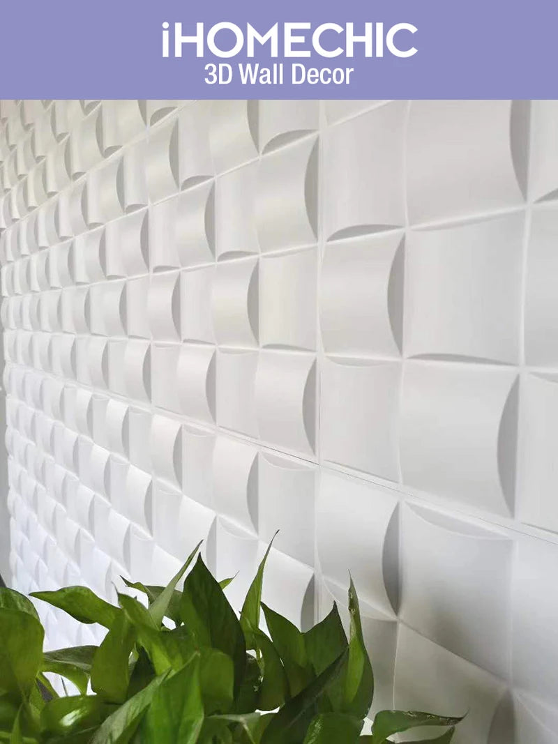 30x30cm 3D Wall Panel Geometric solid 3d Stone brick Living Room TV Background Decal Tile Mold 3D wall sticker bathroom kitchen