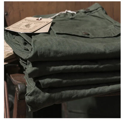 Bronson 1947 Model 838A OD7 Fatigue Utility Pants Men HBT OG-107 Baker Trousers.