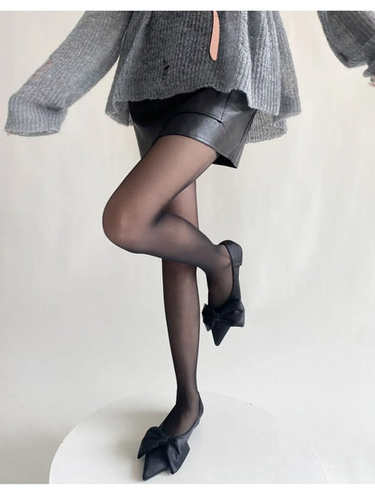 Blue Green Ultra-thin Nylon Thigh High Stockings Pantyhoses Women Sexy Women Tights Velvet Sexy Lingeries Hosiery Body Stockings