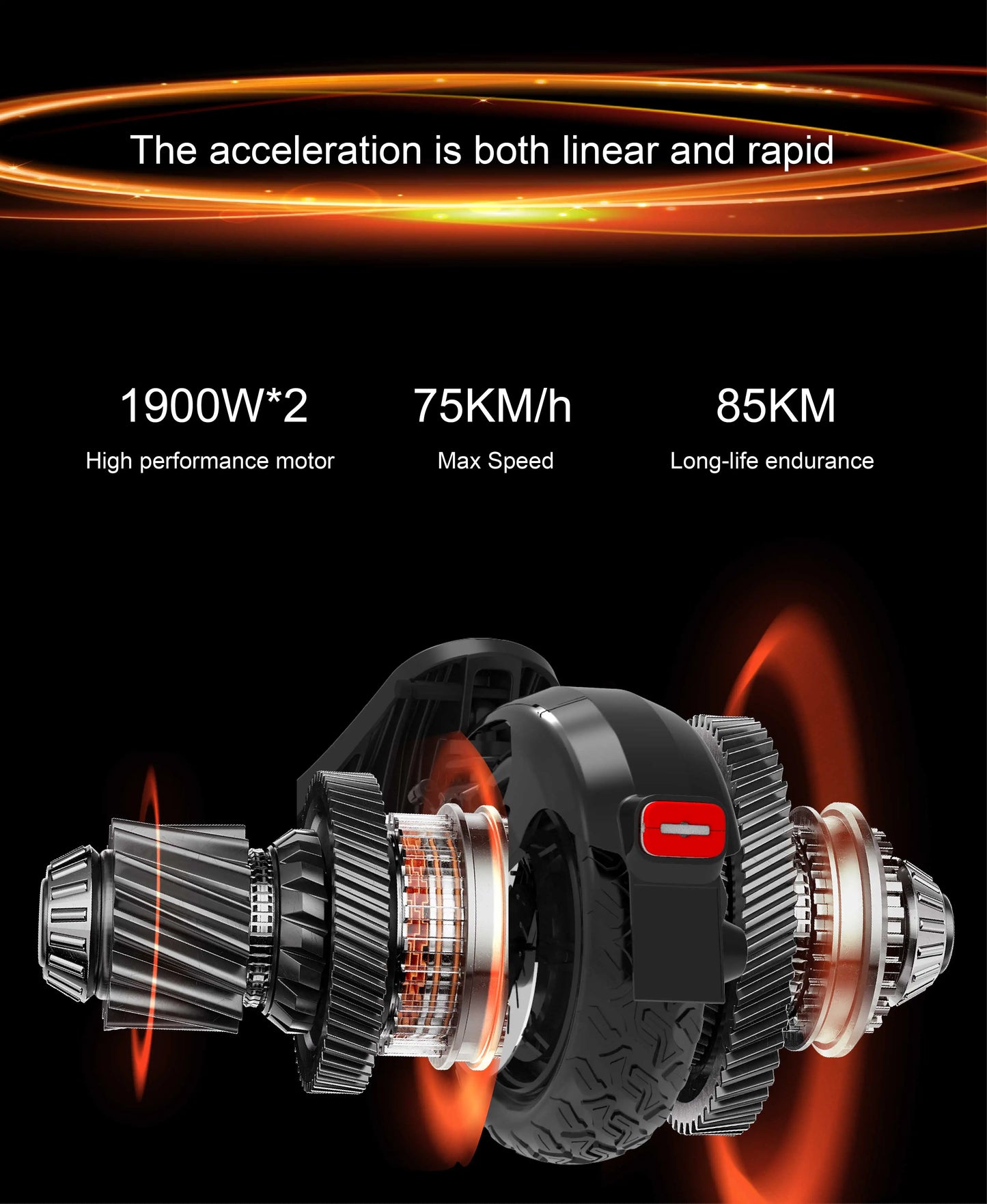 DriveTron DT06 E-Scooter 1900W Peak Power 60V18.2AH Battery 11*11‘’ Fat Tire Adult Electric Scooter.