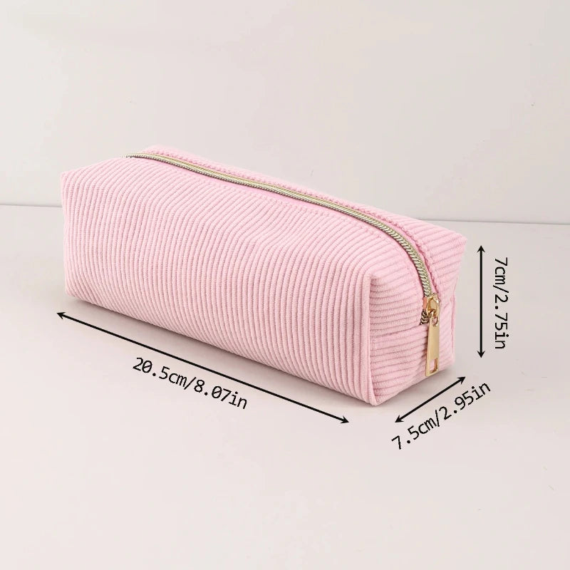 Federmäppchen, einfarbig, Federmäppchen, Schulbedarf, großes Fassungsvermögen, Schreibwarentasche, Schule, japanisches Briefpapier, Schulbedarf.