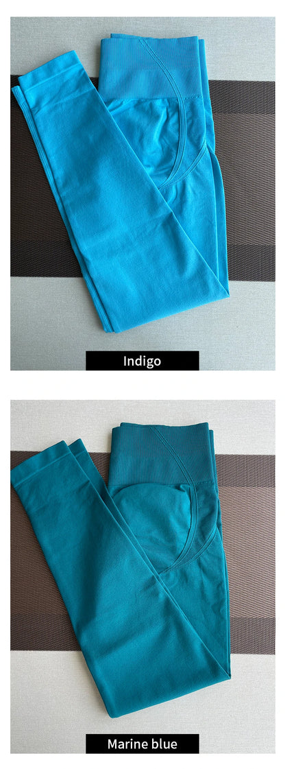 Effortless Seamless Tight Pants Gym Leggings Womens Workout Yoga Pants Soft High Waist Outfits Fitness Sports Wear.