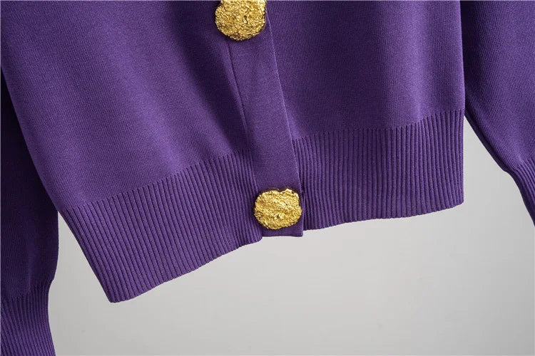 Women Knitted Sweater Muslim 2 Piece Set Cardigan Single Breasted Coat Long Skirt Suit Knit Outfits Morocco Autumn Winter 2025.