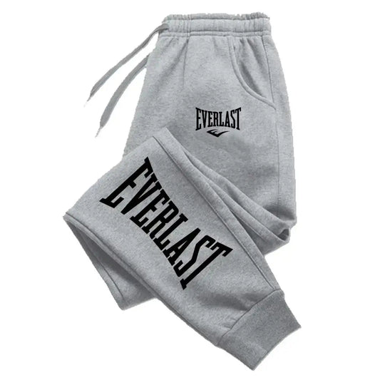 2025, Hosen, Fleece, Streetwear, Sport, übergroße Jogger-Trainingshose, EVERLAST, Herren- und Damen-Jogginghose, Laufen, 2025, Kleidung