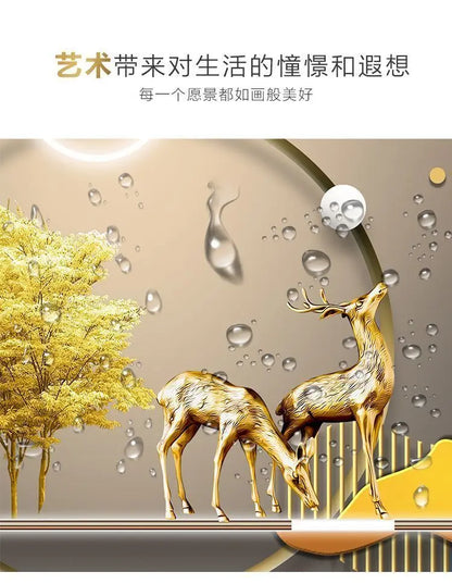 Wanduhr Digital anzeige stille Temperatur Uhr Quadrat Wohnzimmer Home Schlafzimmer Esszimmer Wandmalerei