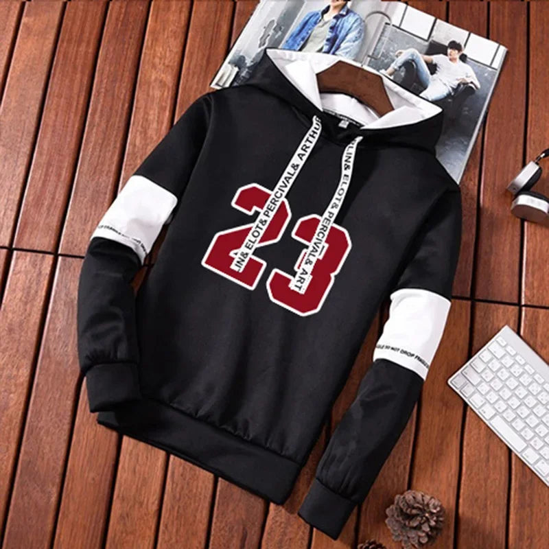 Sports Daily Hot Sale Casual Men's Tracksuit Hooded Long Sleeves Single Piece Sweatshirts And Sweatpants Comfort Outdoor Jogging.