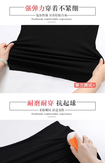 Schwarz Rollkragen T-shirt Langarm Tops Frauen Y2k Kleidung Herbst Winter Koreanische Mode Modale Elegante T-shirts für Frauen 2024