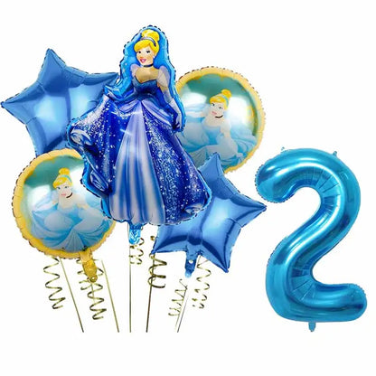 Disney Cinderella Geburtstag Dekoration Party Liefert Hintergrund Geschirr Set Luftballons Dekoration Party Gefälligkeiten Für Kinder Geburtstag