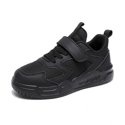 Black Kids Shoes Boys School Sneaker 4 To 12 Years Daily Walking Casual Sneaker Children Sports Shoes for Boy.