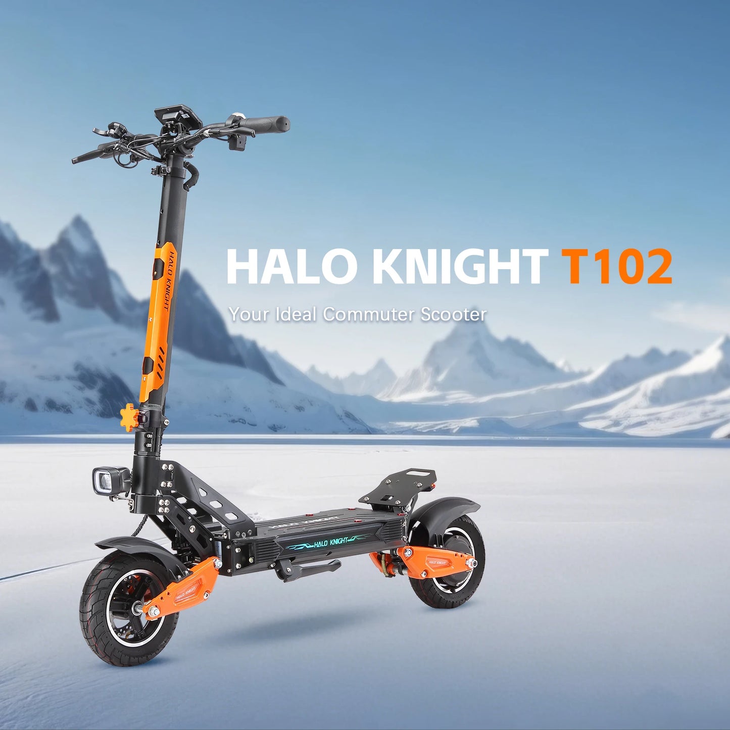 HALO KNIGHT T102 Professional Electric Scooters Free Shipping 52V 1200W 21Ah E Scooter 50KM/H E-Scooter Folding Adults Scooter.