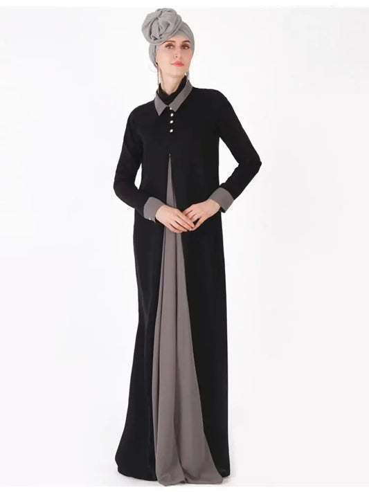Ramadan Eid Black Abaya Damen Dubai Islam Muslim Women Clothing Modest Dress Kebaya Kaftan Robe Musulmane Caftan Marocain Femme.