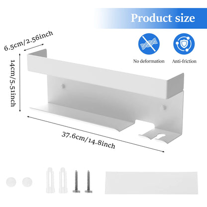 Haartrockner-Halter, Wandmontage, Aufbewahrungsregal, Dyson Airwrap-Halter mit speziellem Steckerschlitz, Haarpflege-Werkzeug, Badezimmer-Organizer