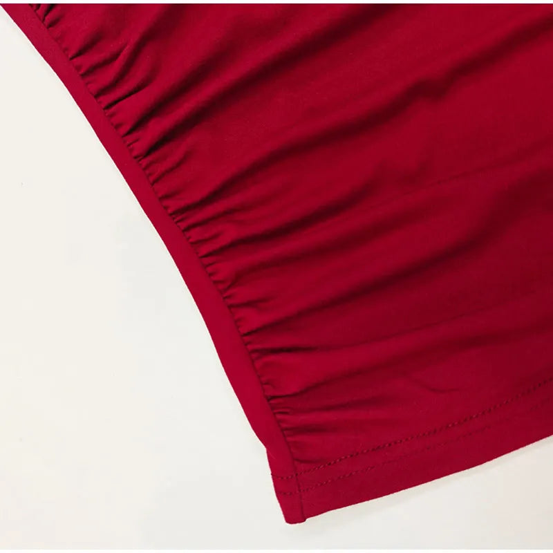 Turtleneck Women Tees Sexy Slim Long Sleeve Pleated All-match Basic Lady T-shirts Spring Autumn Fashion Chic Female Top 2025.