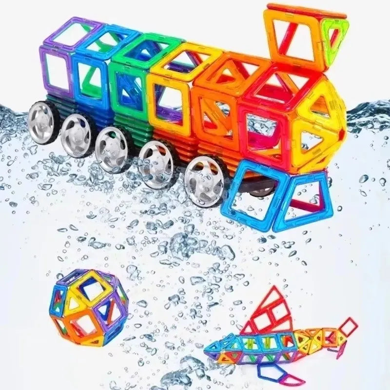 1pcs Big Size Magnetic Designer Magnet Building Blocks Accessories Educational Model Constructor Toys For Children Gifts.